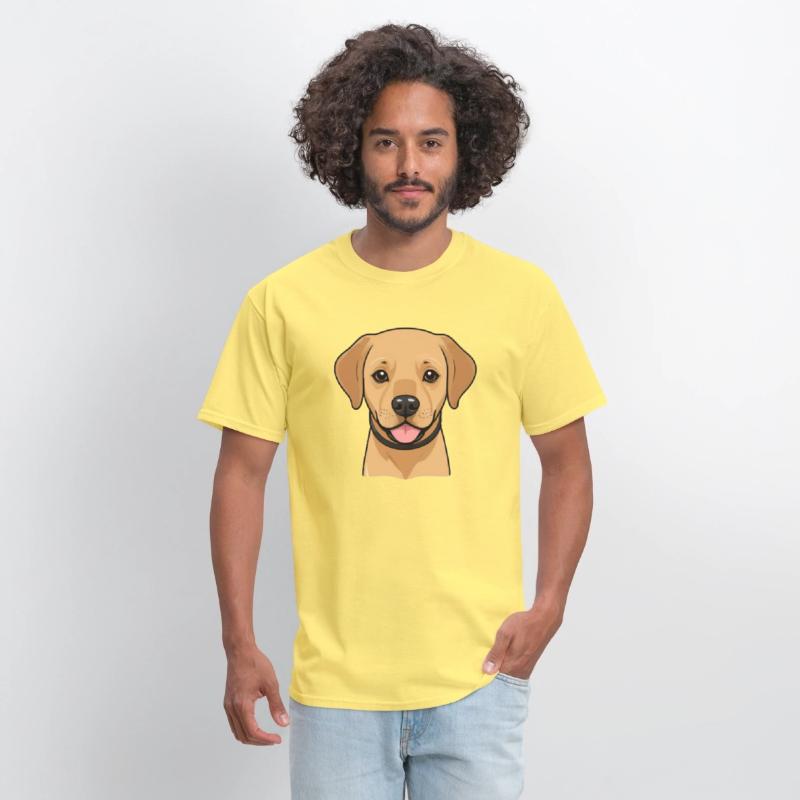 Cute Labrador Retriever Comic Style Design 3