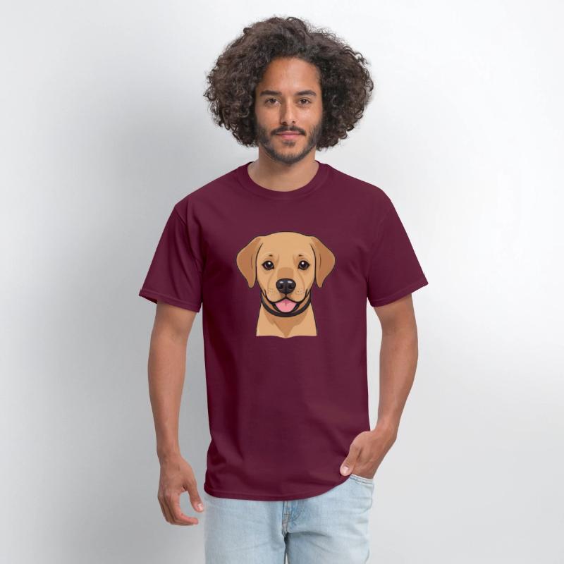 Cute Labrador Retriever Comic Style Design 3