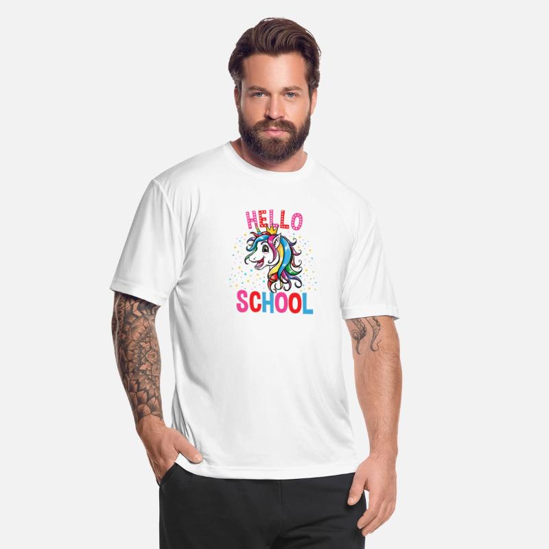 Cute Unicorn Hello School Back To School