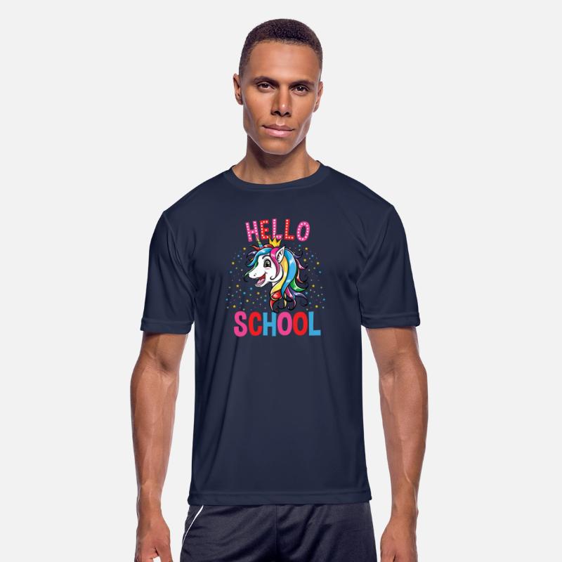 Cute Unicorn Hello School Back To School