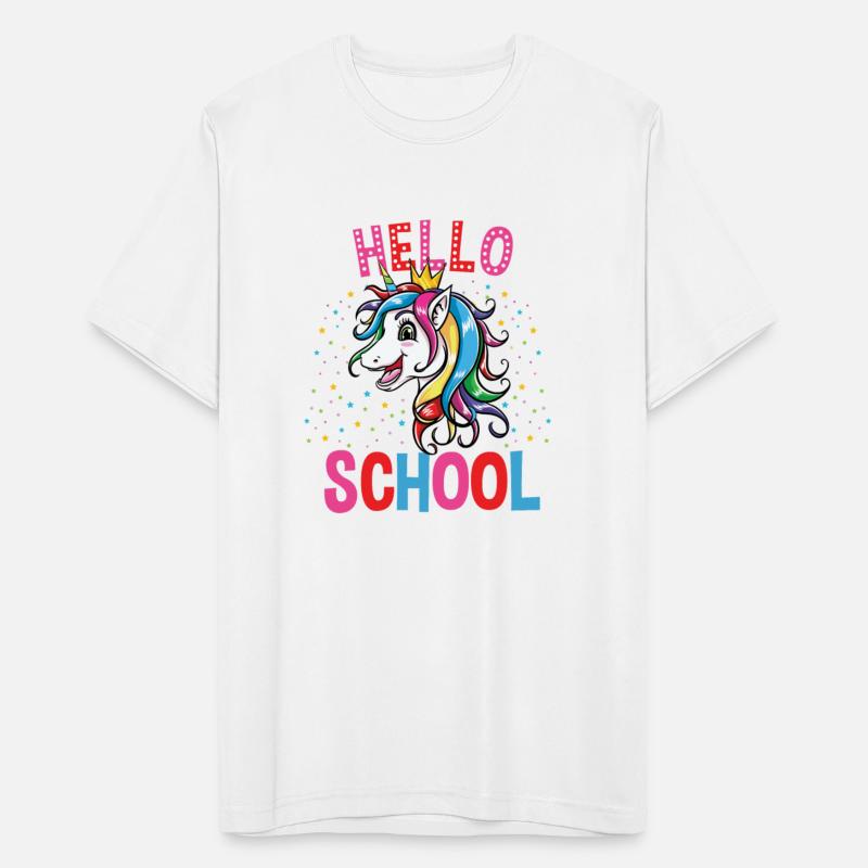 Cute Unicorn Hello School Back To School