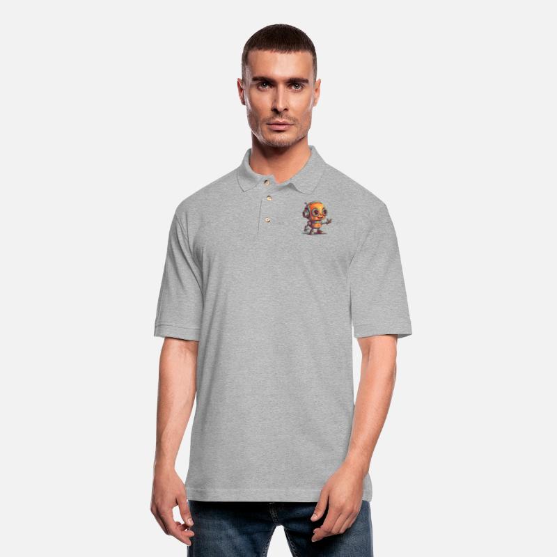 Cute waving robot illustration technology friendly