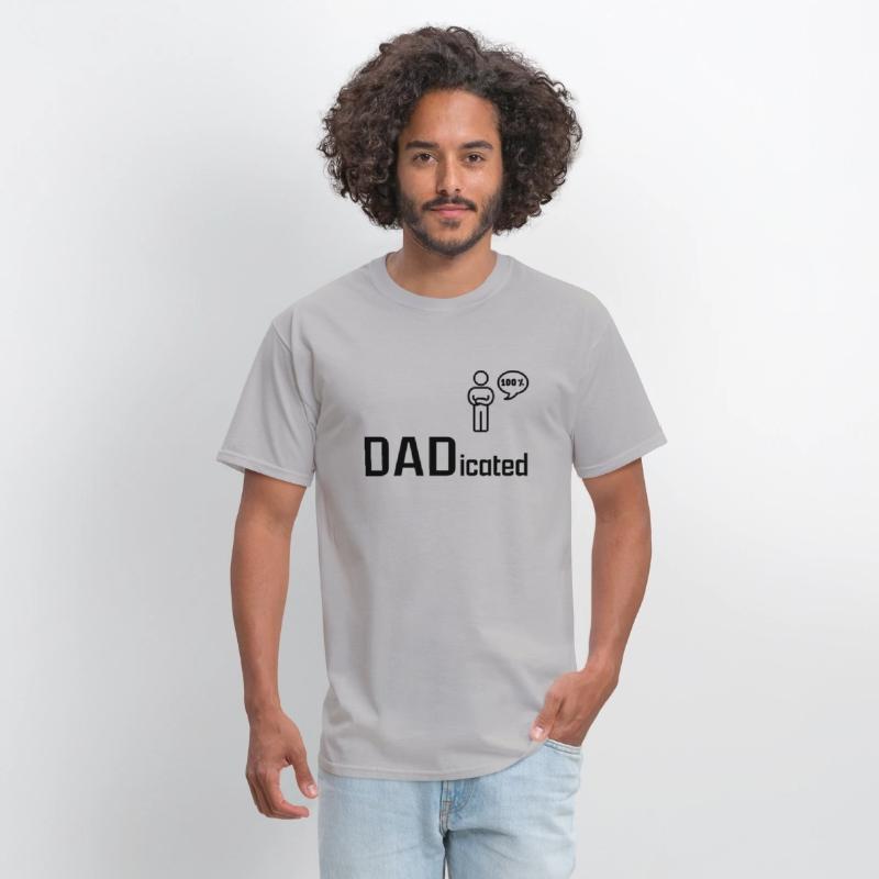 DADicated: 100% Committed Father Graphic Design