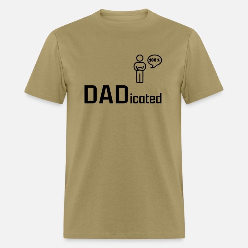 DADicated: 100% Committed Father Graphic Design