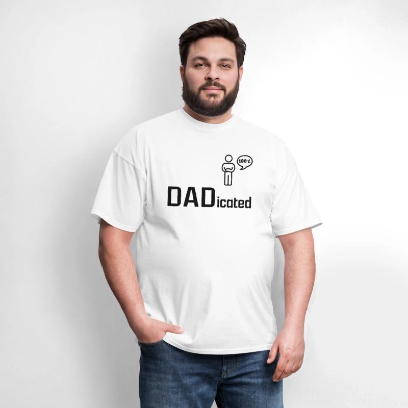 DADicated: 100% Committed Father Graphic Design