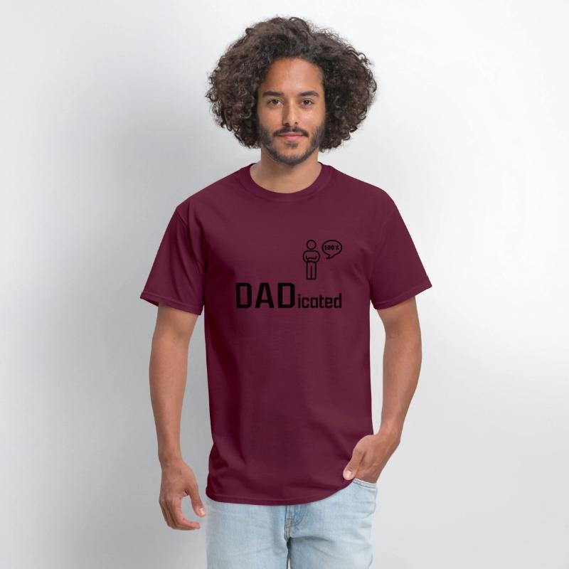 DADicated: 100% Committed Father Graphic Design
