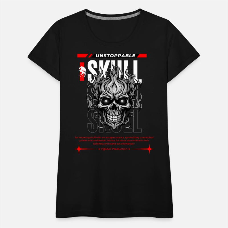 Dark Skull Vibes – Edgy Streetwear Graphic Tee"