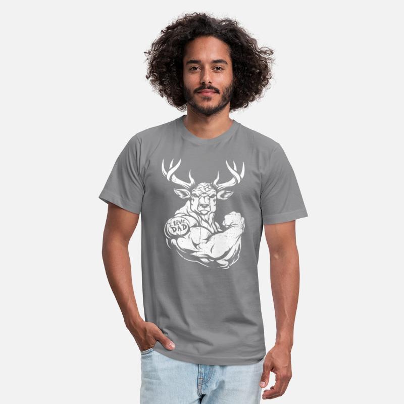 Deer Biceps Tattoo I Love Dad