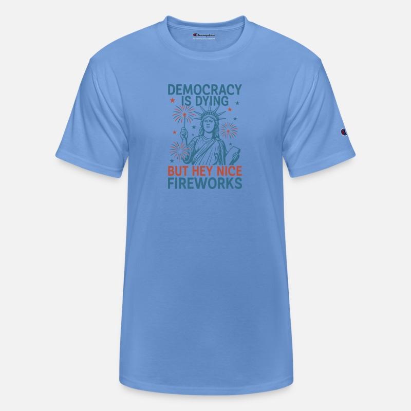 Democracy is Dying but Hey Nice Firework