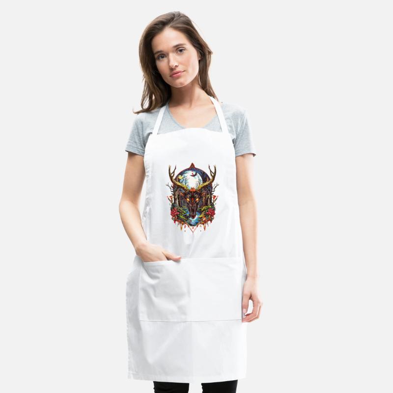 Demonic Forest Stag – Dark Gothic Fantasy