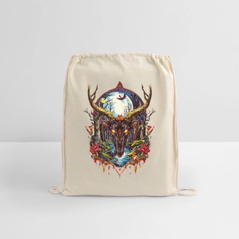 Demonic Forest Stag – Dark Gothic Fantasy