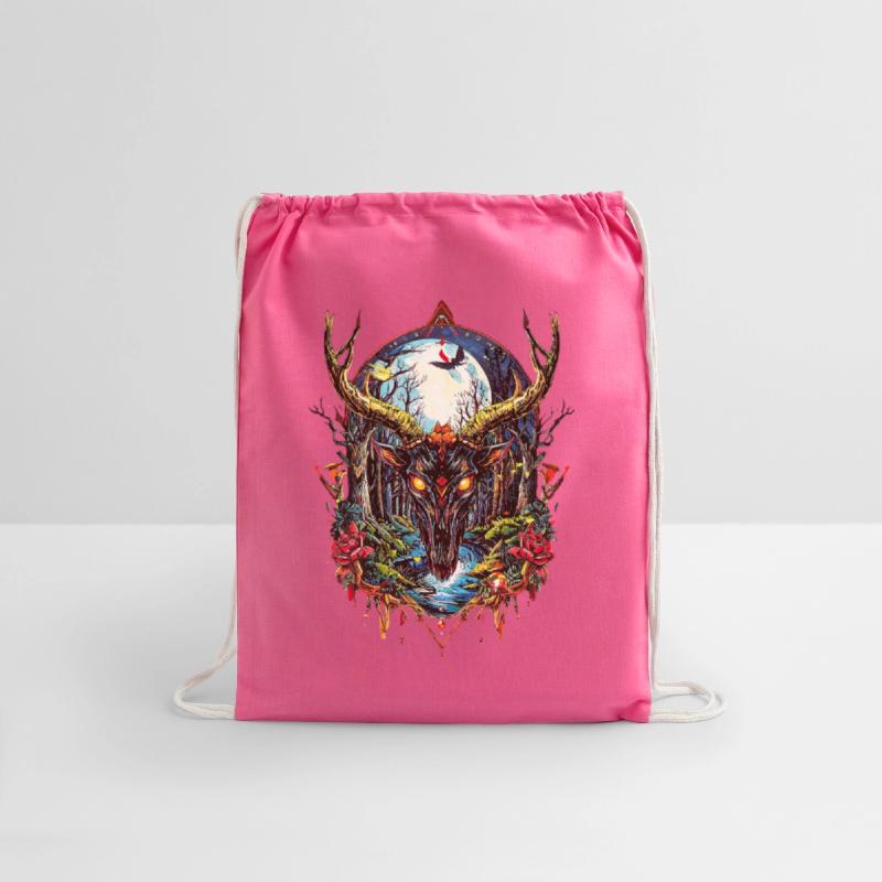 Demonic Forest Stag – Dark Gothic Fantasy