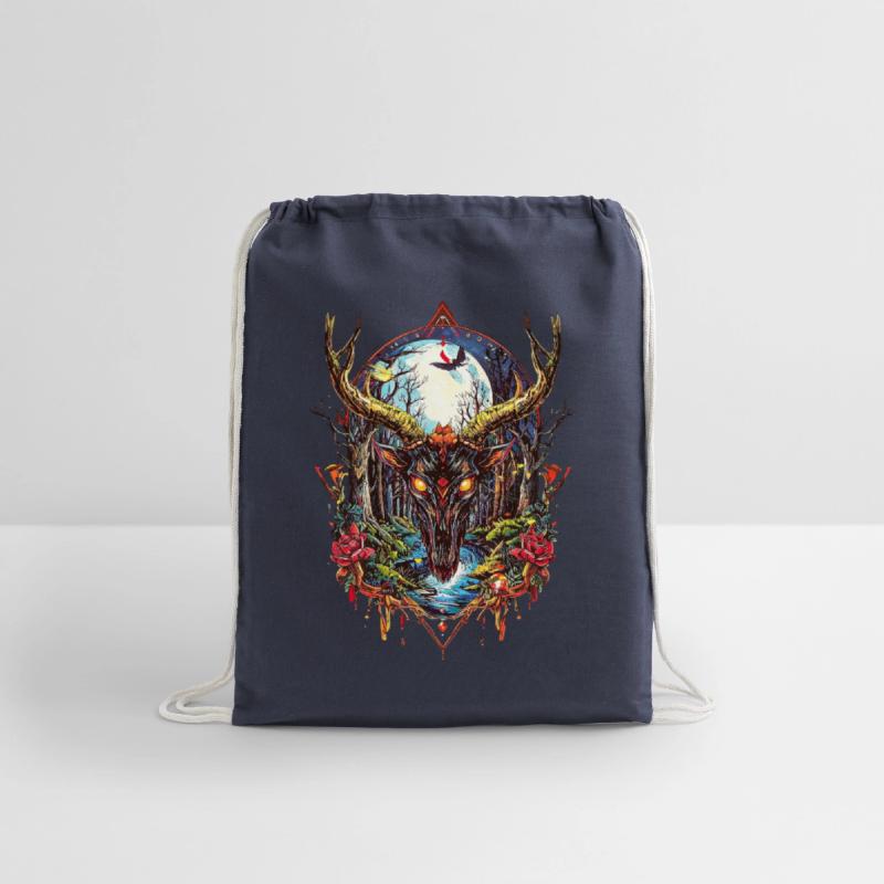 Demonic Forest Stag – Dark Gothic Fantasy