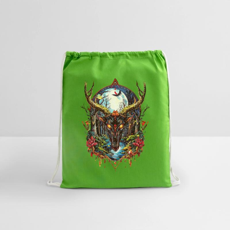 Demonic Forest Stag – Dark Gothic Fantasy