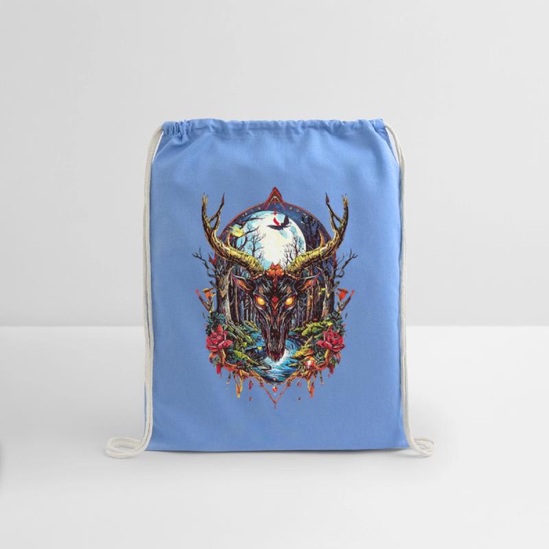 Demonic Forest Stag – Dark Gothic Fantasy