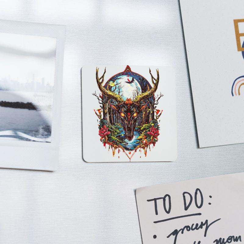 Demonic Forest Stag – Dark Gothic Fantasy