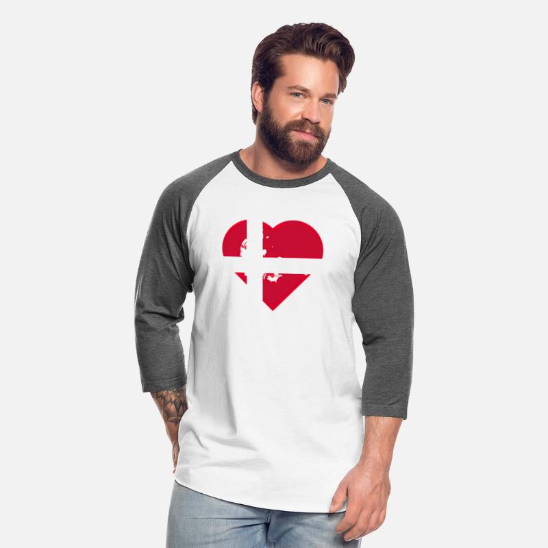 Denmark Flag With Danish Flag I Love