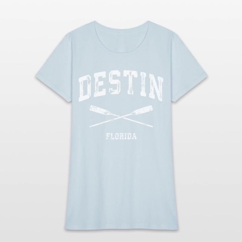 Destin Florida Nautical Crossed Oars