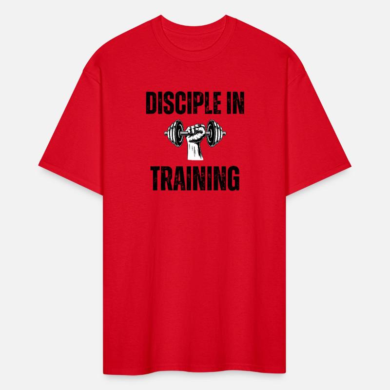 Disciple in training dumbbell Christian