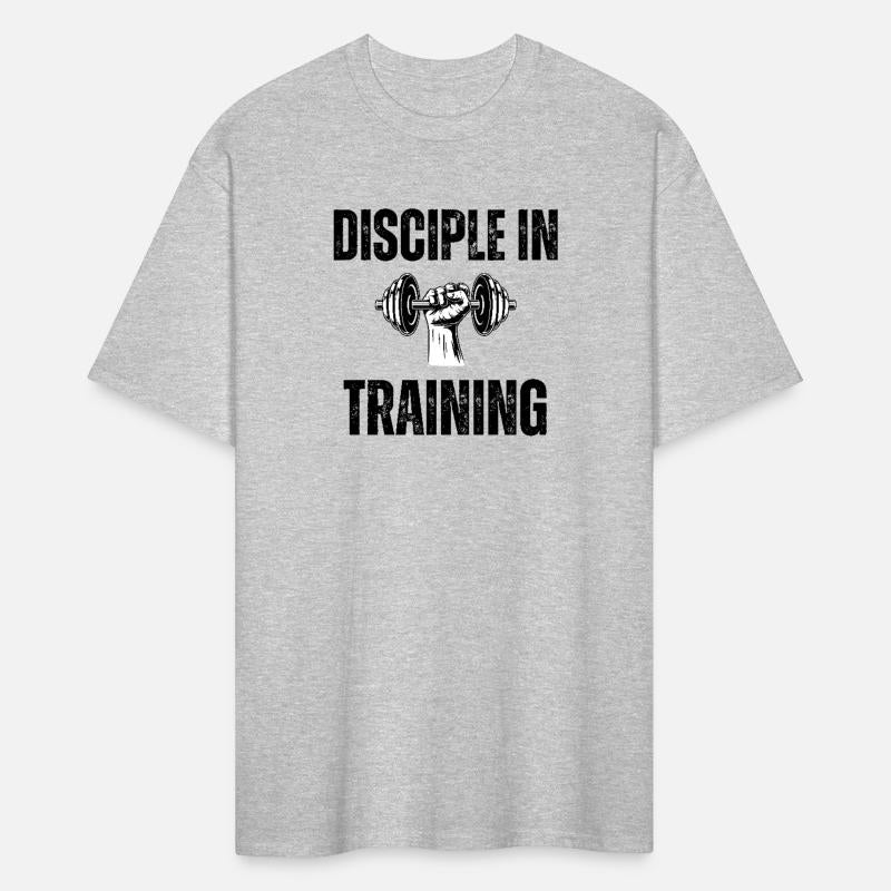 Disciple in training dumbbell Christian