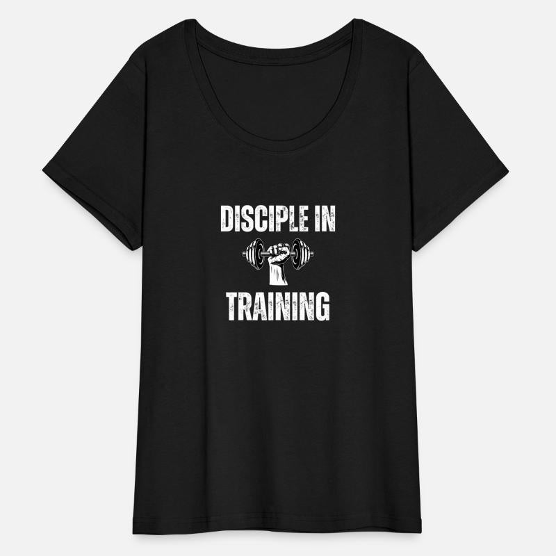Disciple in training dumbbell Christian
