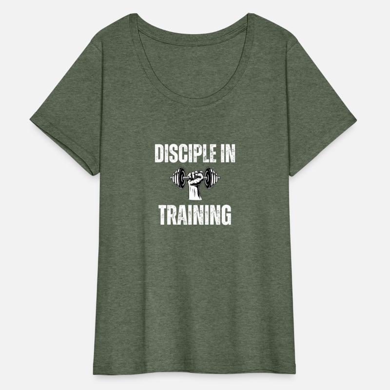 Disciple in training dumbbell Christian