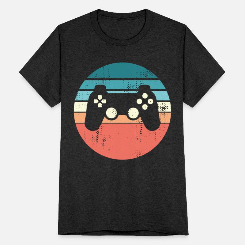 Distressed Console Gaming Controller Sunset