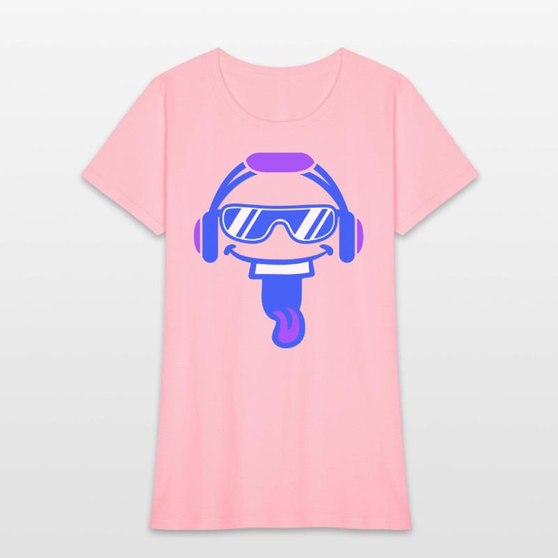 DJ Face Laughing Happy Head Sunglasses Music Party