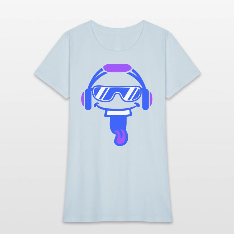 DJ Face Laughing Happy Head Sunglasses Music Party