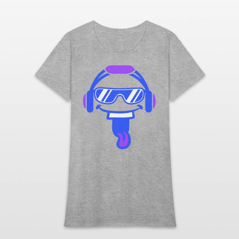 DJ Face Laughing Happy Head Sunglasses Music Party