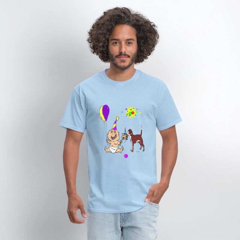 Dog Eats Cake from Birthday Baby