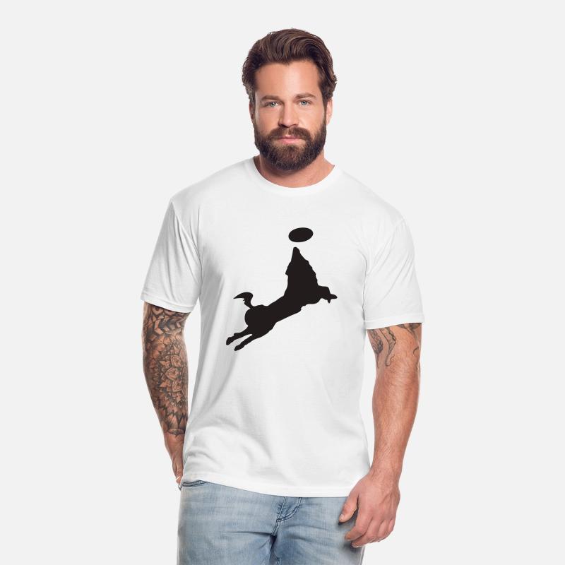 dog jumping after a frisbee