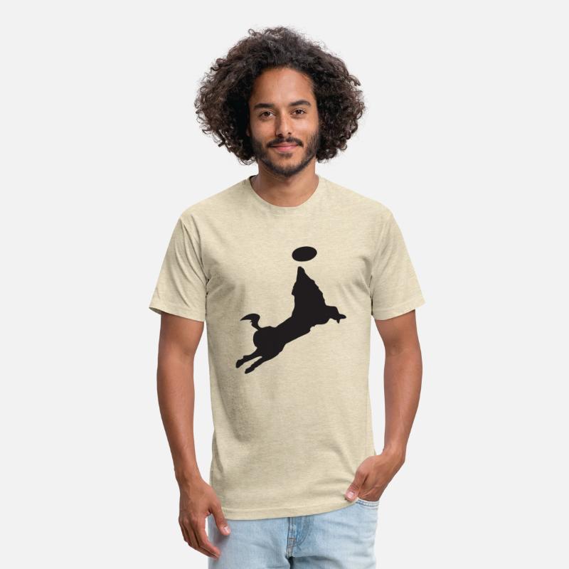 dog jumping after a frisbee