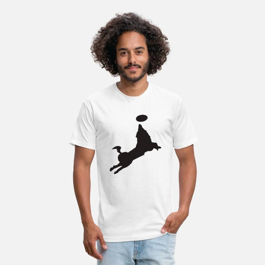 dog jumping after a frisbee