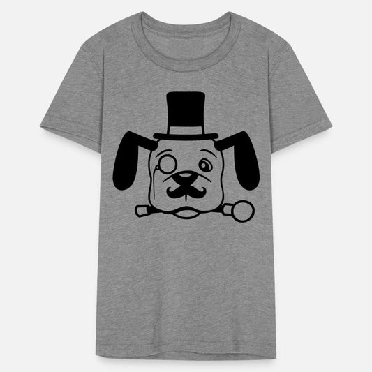 Dog Mr. Sir Top Hat Monocle Glasses Rich Gentleman