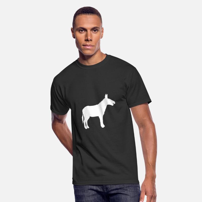 Donkey white silhouette