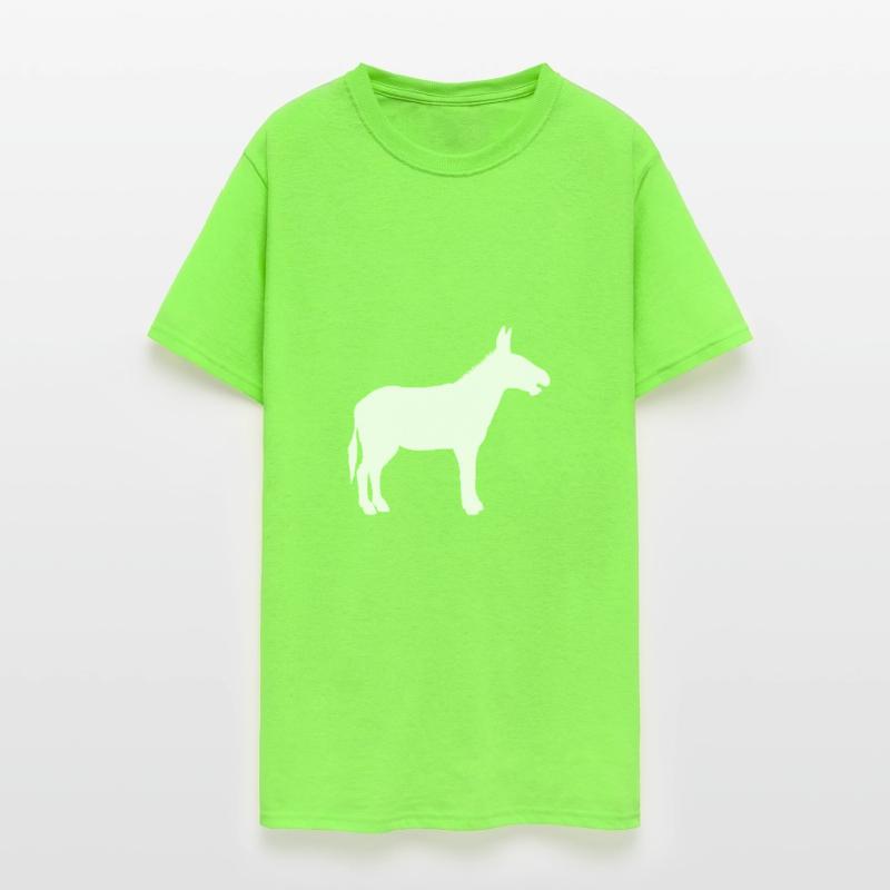 Donkey white silhouette