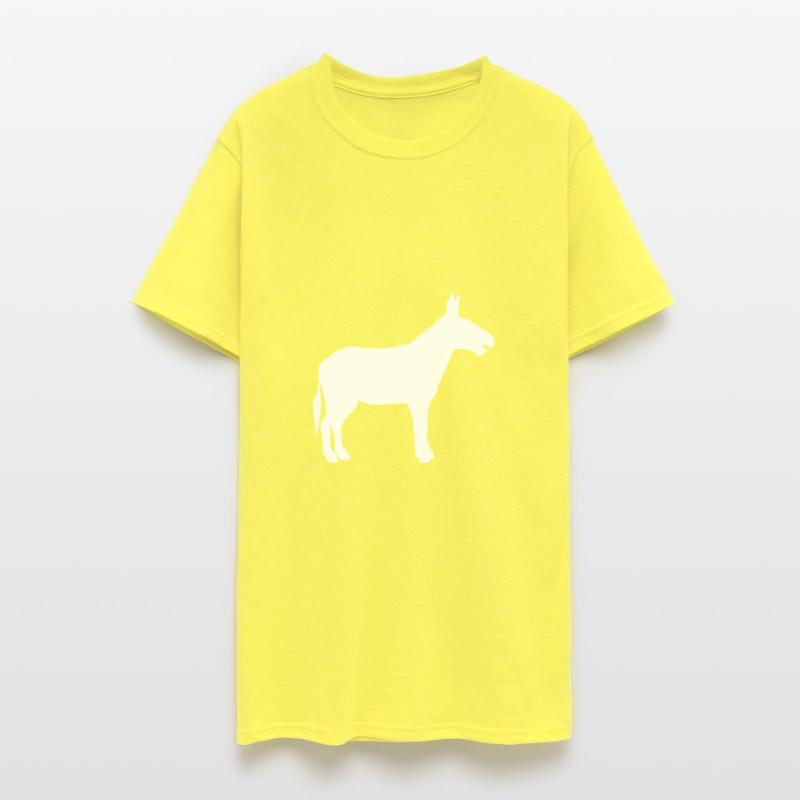 Donkey white silhouette