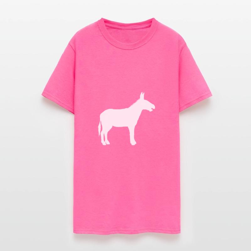 Donkey white silhouette