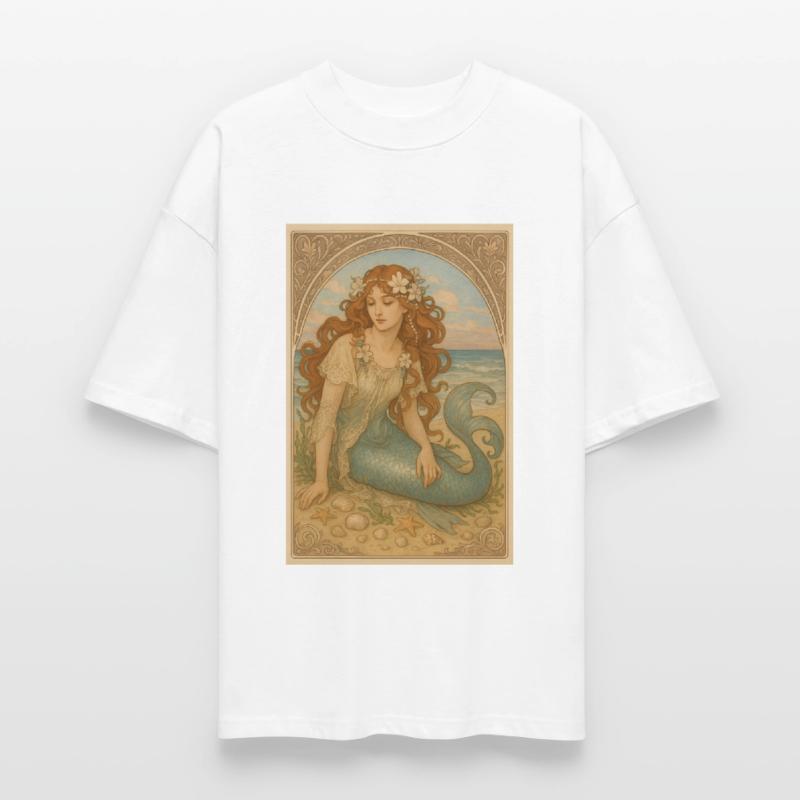Dreamy Art Nouveau Mermaid