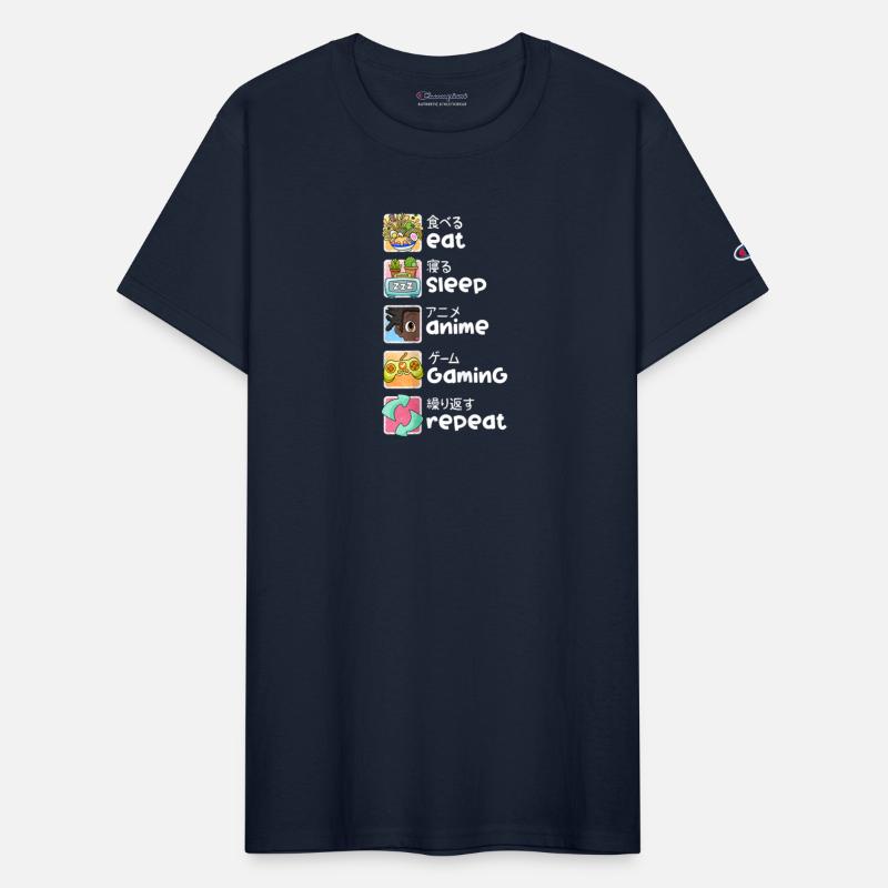 Eat Sleep Anime Gaming Repeat Kawaii Otaku Anime M