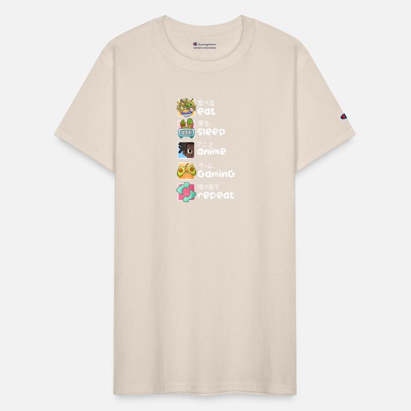 Eat Sleep Anime Gaming Repeat Kawaii Otaku Anime M