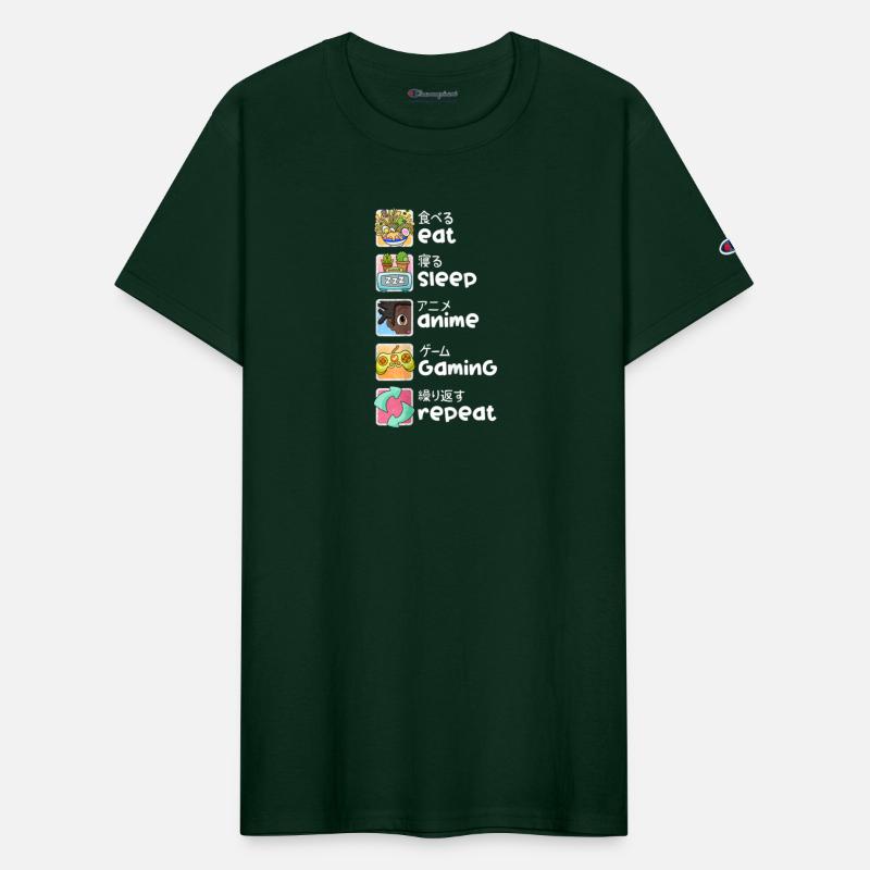 Eat Sleep Anime Gaming Repeat Kawaii Otaku Anime M