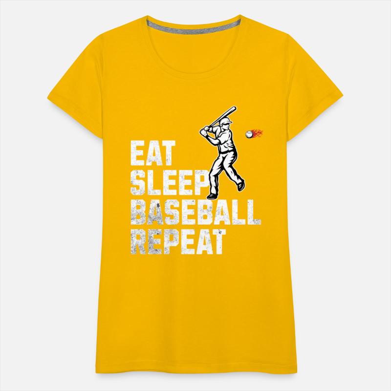 Eat Sleep Baseball Repeat Crew Tee