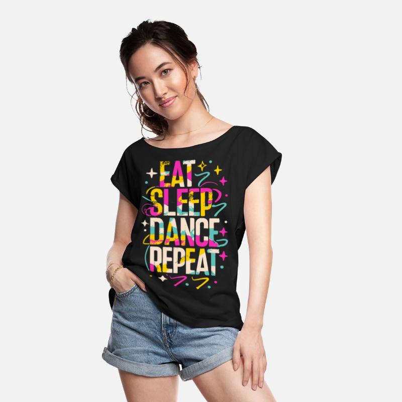 Eat Sleep Dance Repeat Typography