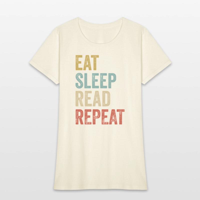 Eat Sleep Read Repeat Reading Book