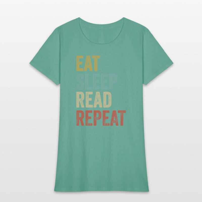 Eat Sleep Read Repeat Reading Book