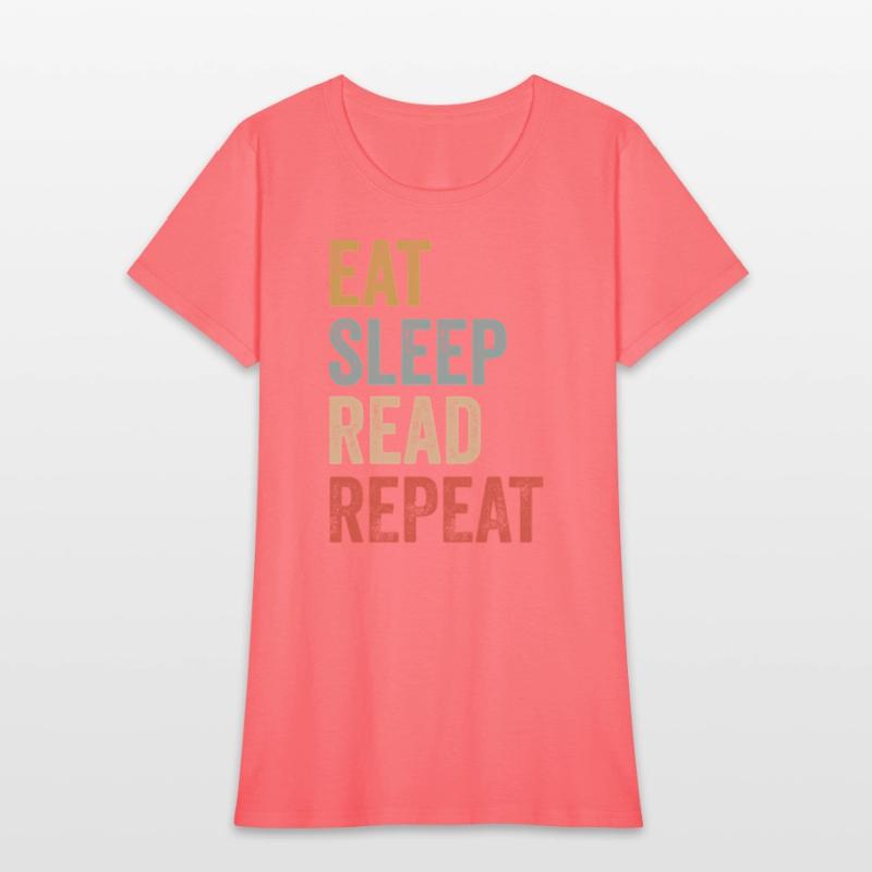Eat Sleep Read Repeat Reading Book