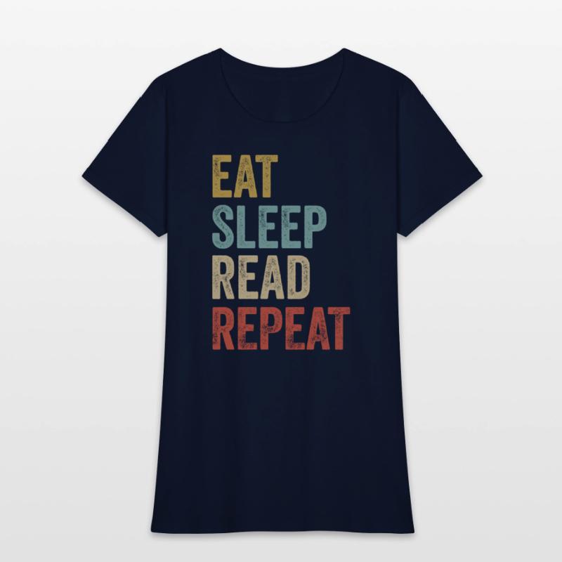 Eat Sleep Read Repeat Reading Book