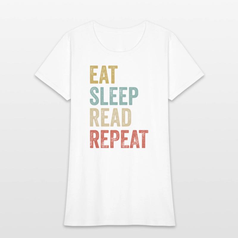 Eat Sleep Read Repeat Reading Book